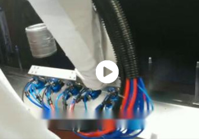 機器人噴涂手機視頻